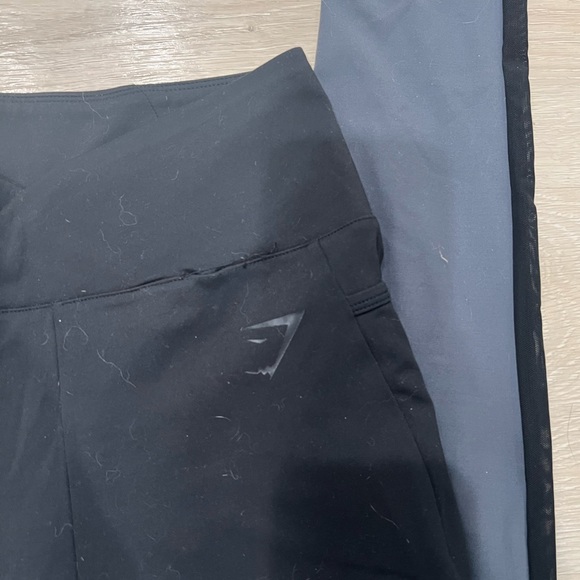 Nikki B Blackketter GYMSHARK Season 2 Black Marl Leggings - Picture 4 of 6